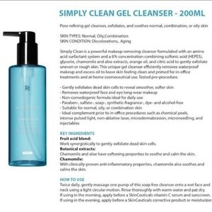 SKIN CEUTICALS- SIMPLY CLEAN: BEST CLEANSER